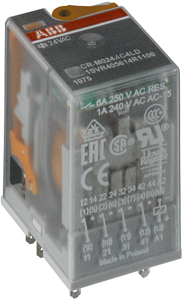 Реле промежуточное ABB CR-M048AC4L 1SVR405613R5100