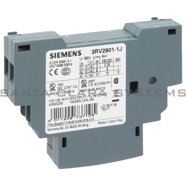 Блок SIEMENS (3RV2901-1J)