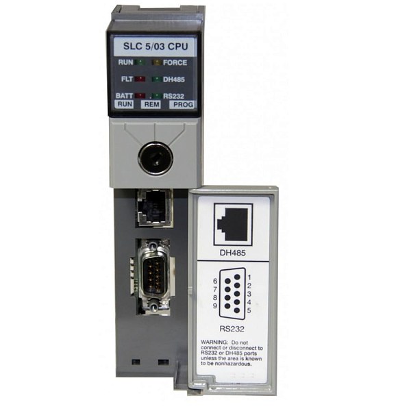 Контроллер Allen Bradley 1747-L531 SLC 5/03, 8 КБ памяти, DH-485 и RS-232 порты