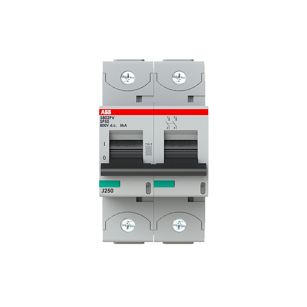 Автоматический выключатель ABB S802PV-SP50 2CCF019604R0001