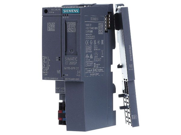 Интерфейсный модуль Siemens SIMATIC ET 200SP 6ES7155-6AA01-0BN0, PROFINET IM 155-6PN ST, поддержка до 32 модулей ввода/вывода и 16 модулей ET 200AL
