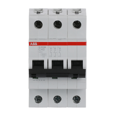 Автоматический выключатель ABB S203M-C40 2CDS273001R0404, 40 А, 3 полюса, характеристика C, 400 В