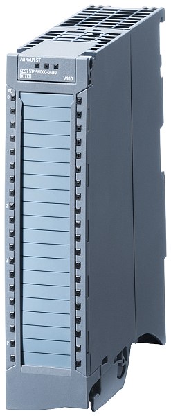 Модуль аналогового вывода Siemens 6ES7532-5HF00-0AB0, SIMATIC S7-1500, SM 532, 8 AO, 16 бит, напряжение/ток, точность 0,3%, SIL2, PL d, oversampling 0,125 мс, питание 24 В DC, IP20