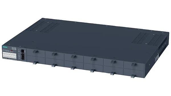 Промышленный коммутатор Siemens SCALANCE XR324-12M 6GK5324-0GG10-1AR2, управляемый, 19" стойка, 12 слотов для 2-портовых медиа-модулей 100/1000 Мбит/с, питание 24 В DC