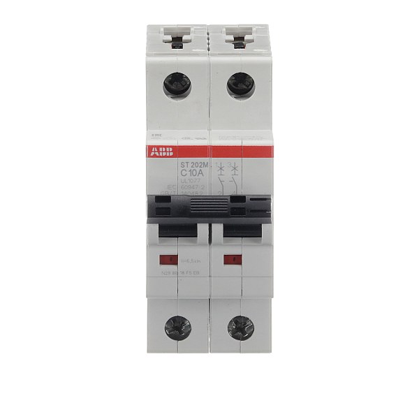 Автоматический выключатель ABB ST202M-C10 2CDS272334R0104, 10 А, 2 полюса, характеристика C, 230 В