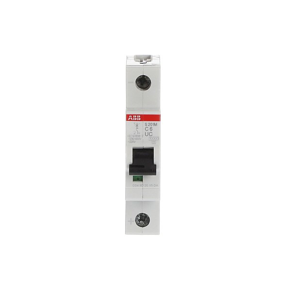 Автоматический выключатель ABB S201M-C6UC 2CDS271061R0064, 6 А, 1 полюс, характеристика C, 230 В