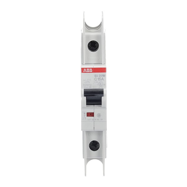Автоматический выключатель ABB SU201M-C15 2CDS271337R0154, 15 А, 1 полюс, характеристика C, 230 В