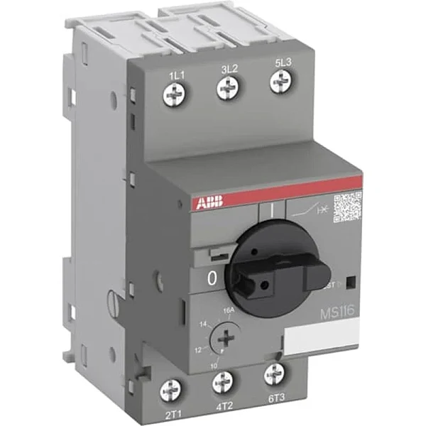 Автоматический выключатель для защиты электродвигателя ABB MS116-6.3 1SAM250000R1009
