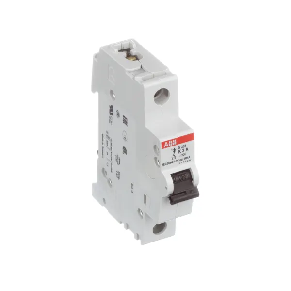Автоматический выключатель ABB S201-K3 2CDS251001R0317, 3 А, 1 полюс, характеристика K, 230 В
