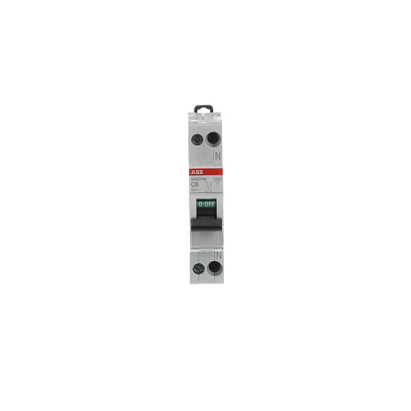 Автоматический выключатель ABB SN201 M-C6 2CSS275101R0064, 6 А, 1 полюс, характеристика C, 230 В