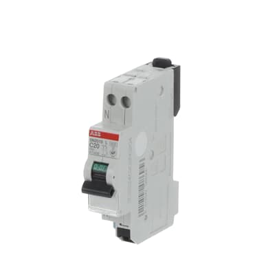 Автоматический выключатель ABB SN201S L-C20-L 2CSS245202R0204, 20 А, 1 полюс, характеристика C, 230 В
