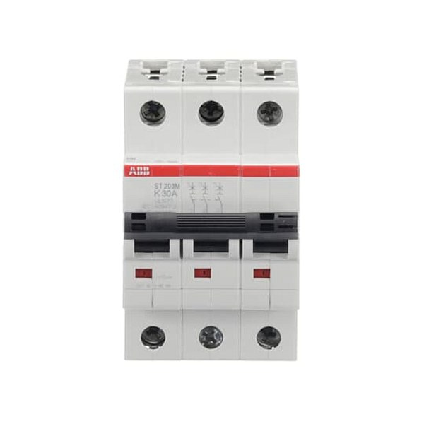 Автоматический выключатель ABB S203-K30 2CDS253001R0527, 30 А, 3 полюса, характеристика K, 230 В