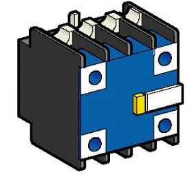 Блок контактов Schneider Electric LA1DX20