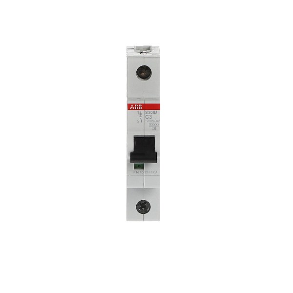 Автоматический выключатель ABB S201M-C3 2CDS271001R0034, 3 А, 1 полюс, характеристика C, 230 В