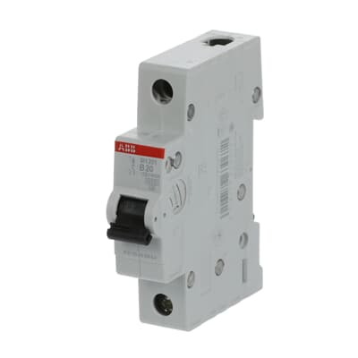 Автоматический выключатель ABB SH201-B20 2CDS211001R0205, 1-полюсный, 20 А, характеристика B