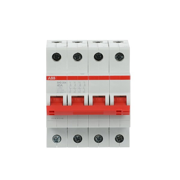 Рубильник модульный ABB SHD204/40 2CDD274111R0040, 40 А, 4 полюса
