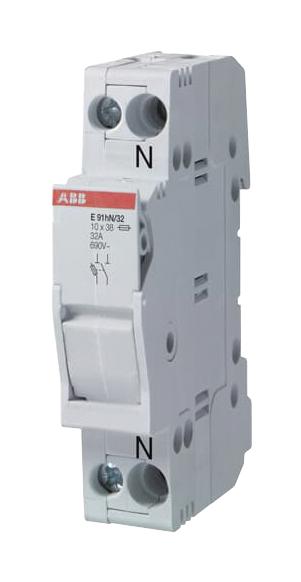 Рубильник с держателем ABB E 91N/32 2CSM200893R1801, 32 А, 1 полюс