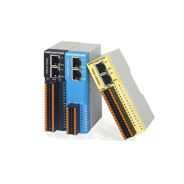 Интегрированный модуль ввода-вывода AMSAMOTION PN3A-AE0830, Profinet, 8 аналоговых входов (0–10 В / 0–20 мА)