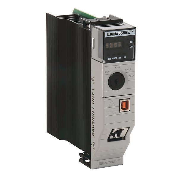 Контроллер Allen Bradley 1756-L83E ControlLogix 5580, 10 МБ памяти, USB и 1 Гбит Ethernet порты, поддержка до 250 устройств EtherNet/IP, 4-символьный алфавитно-цифровой дисплей