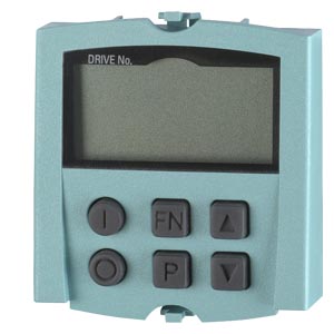 ​Панель оператора Siemens 6SL3055-0AA00-4BA0, SINAMICS S120 BOP20, двухстрочный дисплей