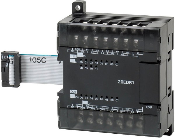 Модуль расширения Omron CP1W-20EDR1 для контроллеров CP1/CPM1A/CPM2A, 12 входов, 8 релейных выходов.