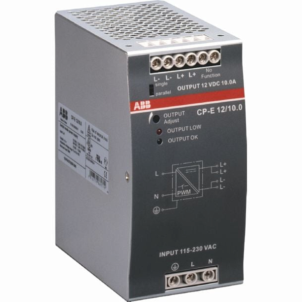 Блок питания ABB CP-E 24/5.0 1SVR427034R0000, 24 В DC, 5 А, 120 Вт