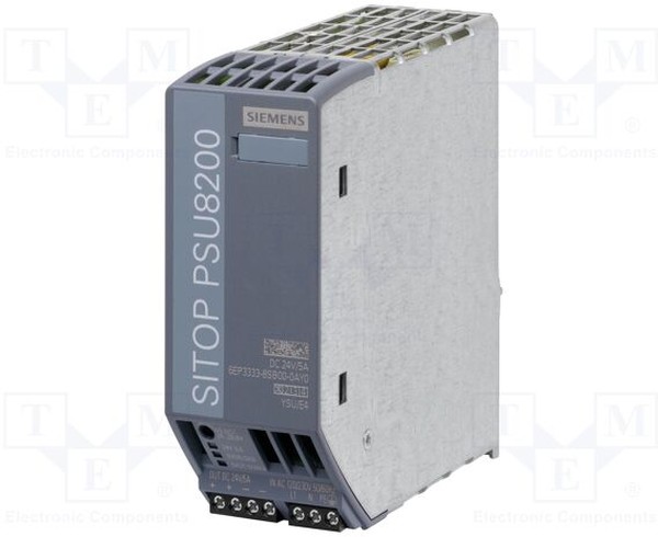 Модуль питания Siemens SIMATIC PM 1507 6EP3333-8SB00-0AY0 для систем автоматизации S7-1500, с выходным напряжением 24V DC, 10A