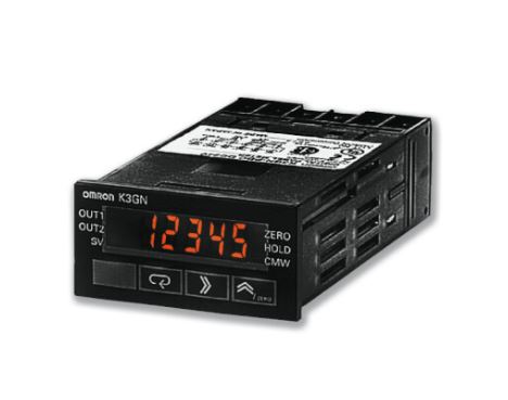 Индикатор частоты вращения Omron K3HB-RPB, входы для PNP-сигналов, питание 24 В AC/DC