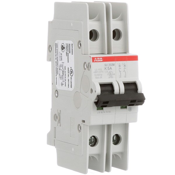 Автоматический выключатель ABB SU202M-K5 2CDS272337R0357, 5 А, 1 полюс, характеристика K, 230 В