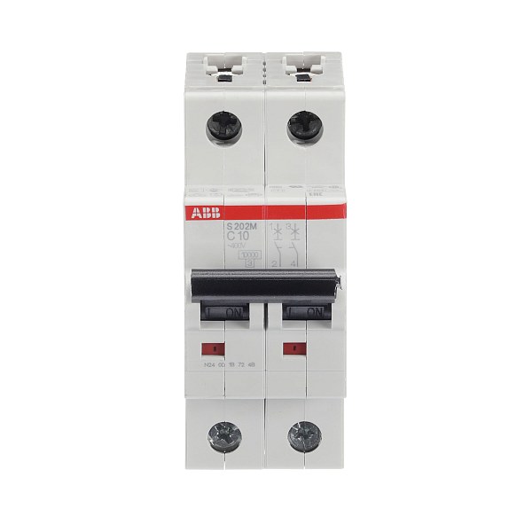 Автоматический выключатель ABB S202M-C10 2CDS272001R0104
