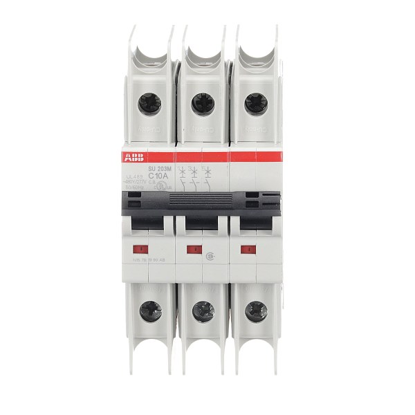 Автоматический выключатель ABB SU203M-C10 2CDS273337R0104, 10 А, 3 полюса, характеристика C, 400 В