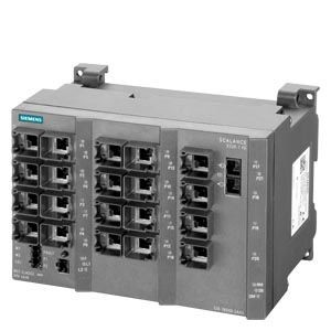 Промышленный коммутатор Siemens 6GK5320-1BD00-2AA3, SCALANCE X320, 20 портов 10/100 Mbit/s RJ45, 1 оптический порт 100 Mbit/s SC, управляемый, PROFINET-IO, диагностика, резервируемое питание
