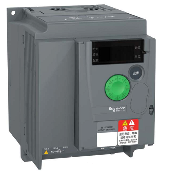 Преобразователь частоты Schneider Electric Altivar 310 ATV310HU55N4E, мощность 5,5 кВт, напряжение 380–460 В, 3 фазы, без фильтра ЭМС