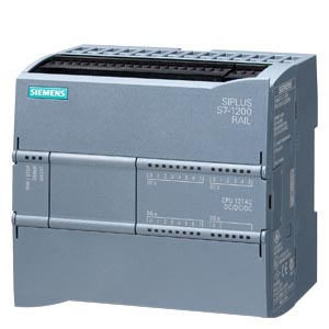 ​Контроллер Siemens SIPLUS S7-1200 CPU 6AG1214-1AG40-2XB0, с конформным покрытием, питание 24 В DC, 14 дискретных входов 24 В DC, 10 дискретных выходов 24 В DC, 2 аналоговых входа 0–10 В