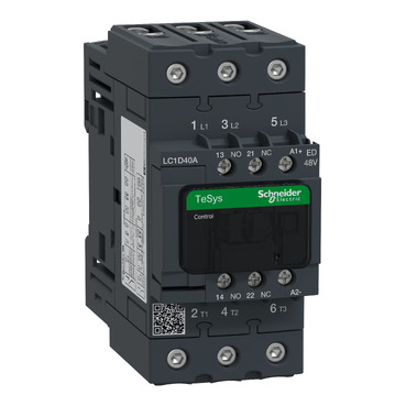Контактор Schneider Electric TeSys Deca LC1D40AED, 40A, 3 полюса, 48V DC