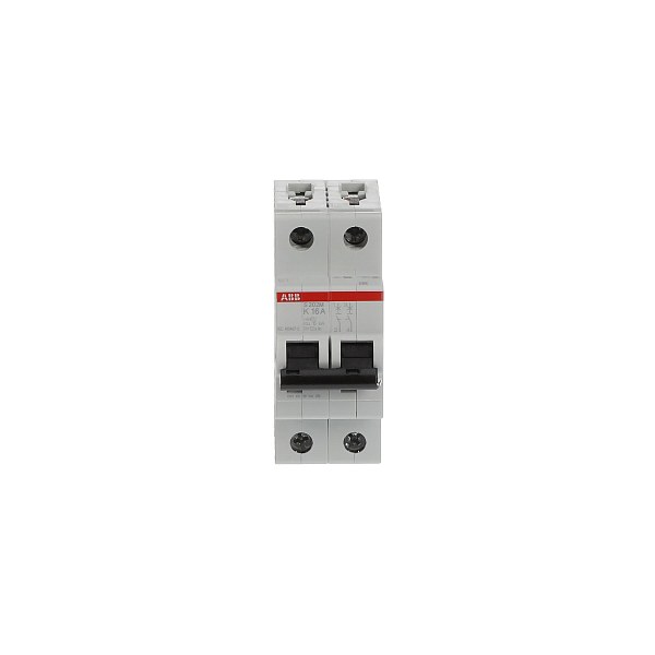 Автоматический выключатель ABB S202M-K16 2CDS272001R0467, 16 А, 2 полюса, характеристика K, 400 В