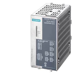 ​Промышленный коммутатор Siemens SCALANCE X204RNA EEC 6GK5204-0BS00-3PA3, управляемый, 2 порта 100 Мбит/с RJ45, 2 комбо-порта 100 Мбит/с