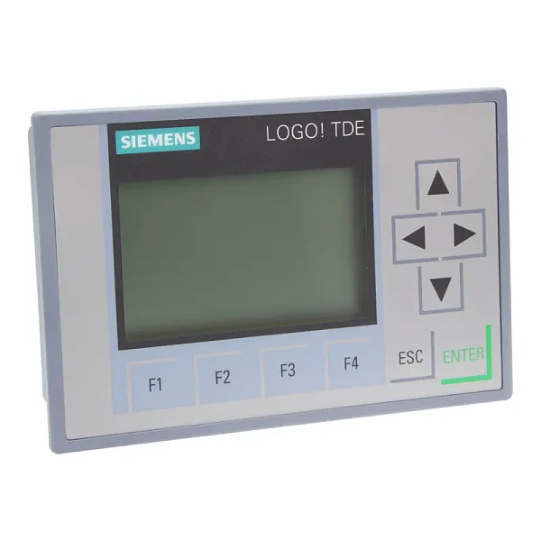 Текстовый дисплей Siemens LOGO! TD 6ED1055-4MH08-0BA1, 6 строк по 20 символов, три цвета подсветки, два Ethernet-порта, питание 12/24 В DC/24 В AC, степень защиты IP65