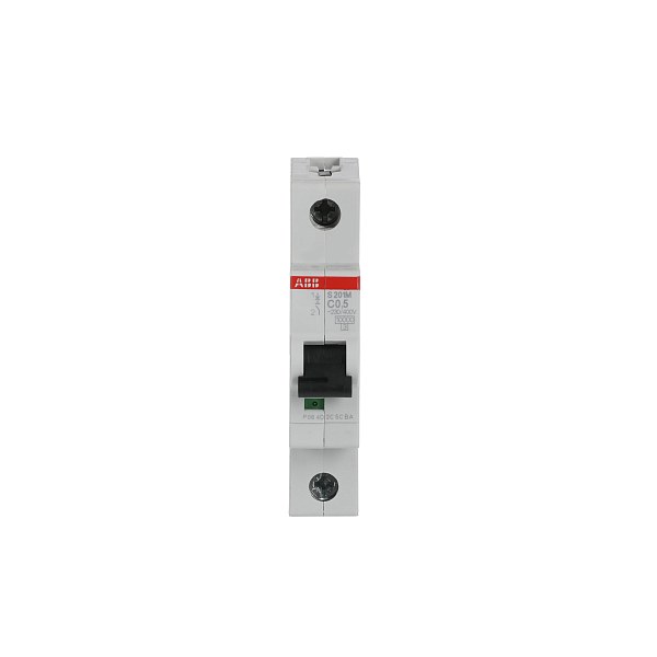 Автоматический выключатель ABB S201M-C0.5 2CDS271001R0984, 0.5 А, 1 полюс, характеристика C, 230 В
