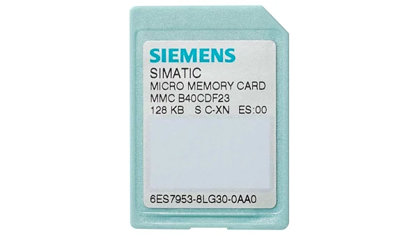 Карта памяти Siemens SIMATIC S7 6ES7953-8LG30-0AA0, 128 КБ, 3,3 В, Nflash, для S7-300/C7/ET 200