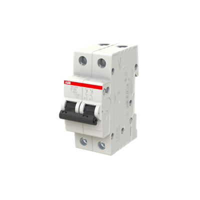 Автоматический выключатель ABB SH202-C50 2CDS212001R0504, 50 А, 2 полюса, характеристика C, 400 В