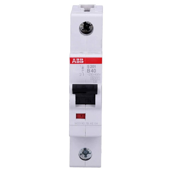 Автоматический выключатель ABB S201-B40 2CDS251001R0405, 1-полюсный, 40 А, характеристика B