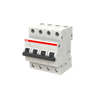 Автоматический выключатель ABB SH204-C40 2CDS214001R0404, 40 А, 4 полюса, характеристика C, 400 В