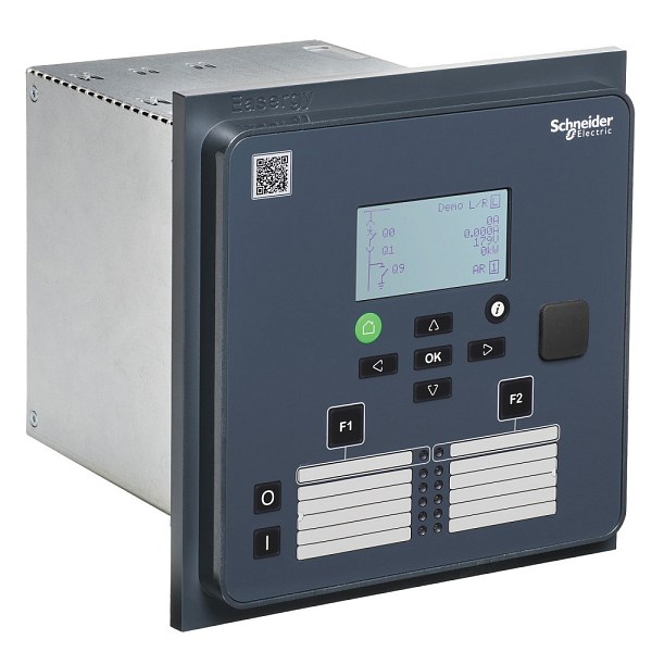 Реле защиты Schneider Electric Easergy Sepam P3U30-5AAA3BBAR, 10 дискретных входов, 8 дискретных выходов, монохромный дисплей, питание 220 В, интерфейсы RS-485, RS-232, IRIG/B, Ethernet, функции защиты: MTZ, ONM, TZNP, ZOF, UROV, ZMN, ZPN, AUV, APV, габа
