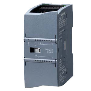 Модуль аналогового ввода Siemens 6AG1234-4HE32-2XB0, SIMATIC S7-1200, 4 канала, 0-10 В/4-20 мА, 14 бит