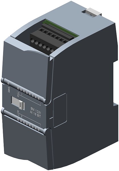 Модуль аналогового ввода Siemens 6ES7231-5ND32-0XB0, SIMATIC S7-1200, 2 канала, 0-10 В/4-20 мА, 13 бит
