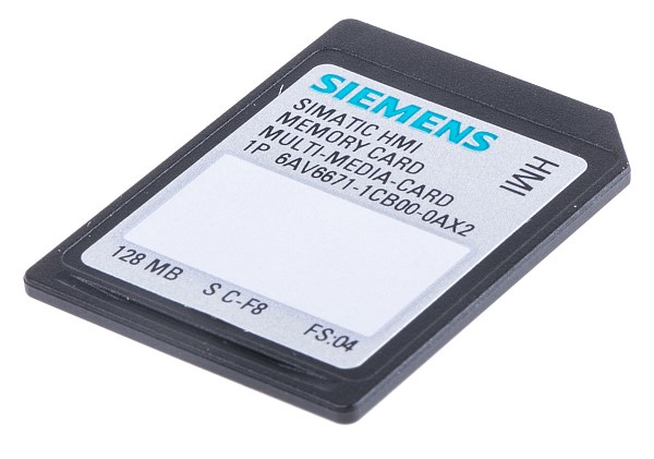 Карта памяти Siemens SIMATIC 6AV6671-1CB00-0AX2, MultiMediaCard, 128 МБ