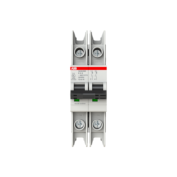 Автоматический выключатель ABB SU202MR-K4 2CDS272347R0337, 4 А, 2 полюса, характеристика K, 230 В