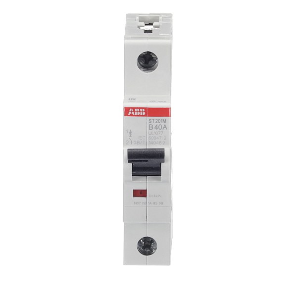 Автоматический выключатель ABB ST201M-B40 2CDS271334R0405, 40 А, 1 полюс, характеристика B, 230 В