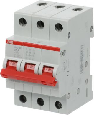 Рубильник модульный ABB SHD203/25 2CDD273111R0025, 25 А, 3 полюса